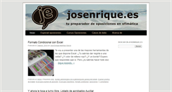 Desktop Screenshot of josenrique.com